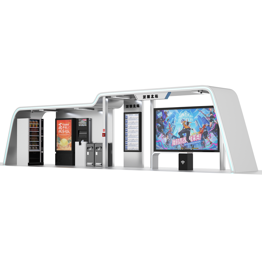 售貨機智能公交站臺-002